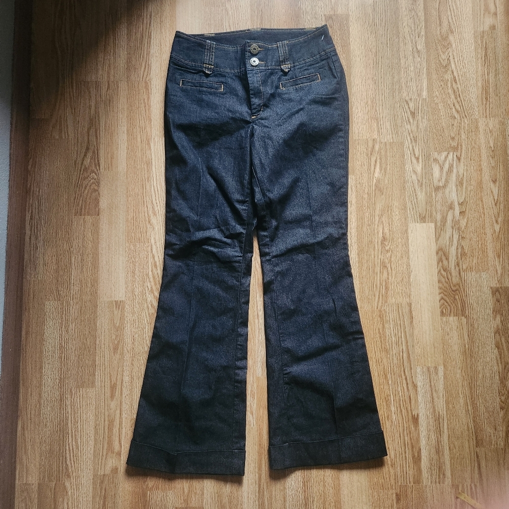 Bisou Bisou Midnight Blue Wide Leg Jeans